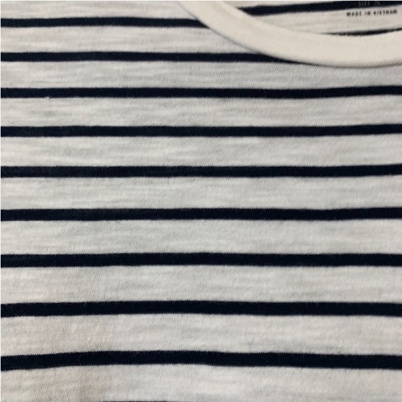 Madewell Navy/Whire Striped Short Sleeve Pocket Tee Size Small - Picture 5 of 8